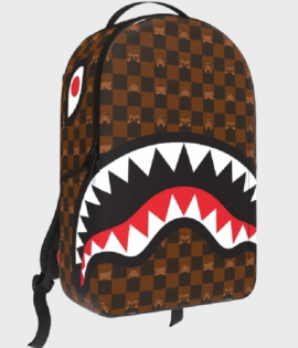 Sprayground B7331 Peeking Character Backpack Black/Brown