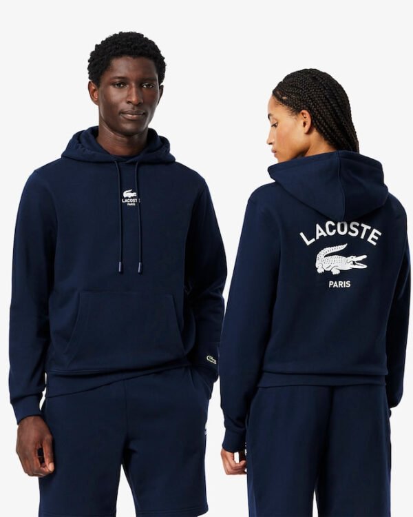 Lacoste SH2740 Hoodie 166 Navy Blue - Image 3