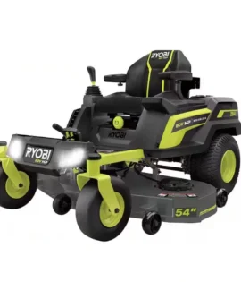 RYOBI 80V HP Brushless 54 in. Battery Electric Cordless Zero Turn Riding Mower (3) 80V Batteries (4) 40V Batteries and Charger