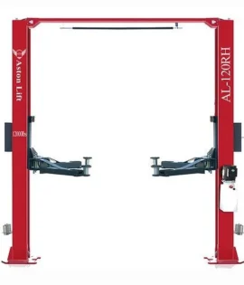 Aston 12000 lbs. 2 Post Car Lift Symmetric Overhead Single Point Lock Release