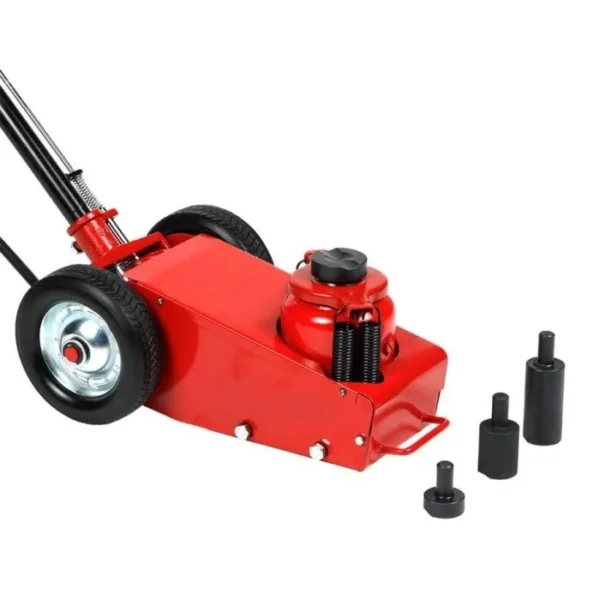 22-Ton Air Hydraulic Axle Jack with Handle and Extensions – Heavy Duty Lift Tool - Image 4