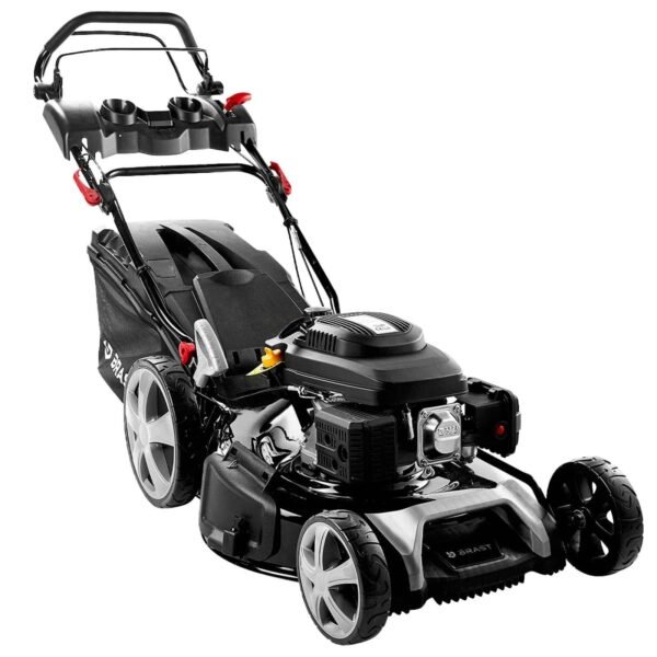 BRAST Benzinrasenmäher mit Antrieb 5,2kW (7PS) inkl. Motoröl, TÜV