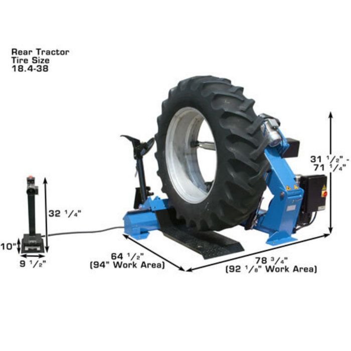 Atlas TTC303 Super-Duty Truck Tire Changer - Image 4