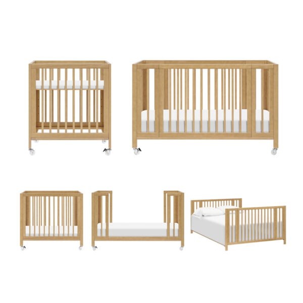 Xetch 9-in-1 Convertible Crib – Bassinet & Toddler Bed All-Stages Sleep Solution - Image 22