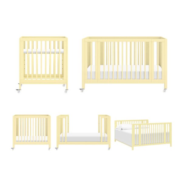 Xetch 9-in-1 Convertible Crib – Bassinet & Toddler Bed All-Stages Sleep Solution - Image 40