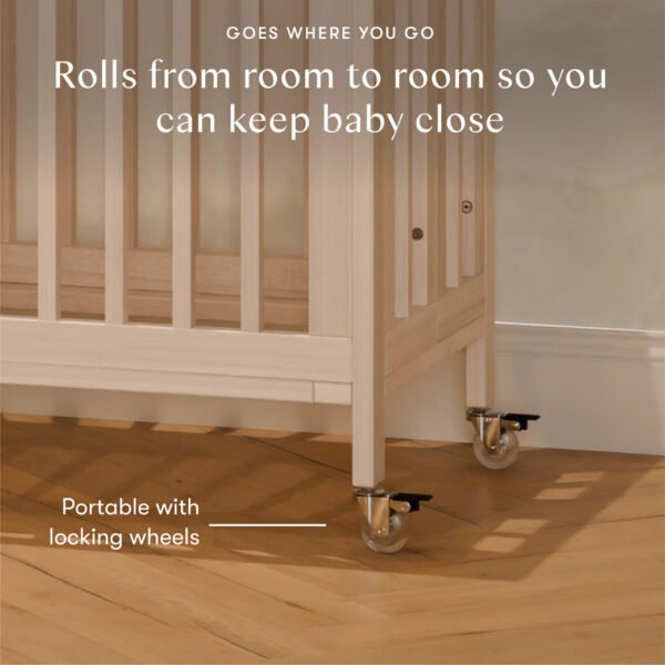 Xetch 9-in-1 Convertible Crib – Bassinet & Toddler Bed All-Stages Sleep Solution - Image 13