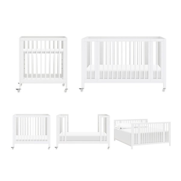 Xetch 9-in-1 Convertible Crib – Bassinet & Toddler Bed All-Stages Sleep Solution - Image 58