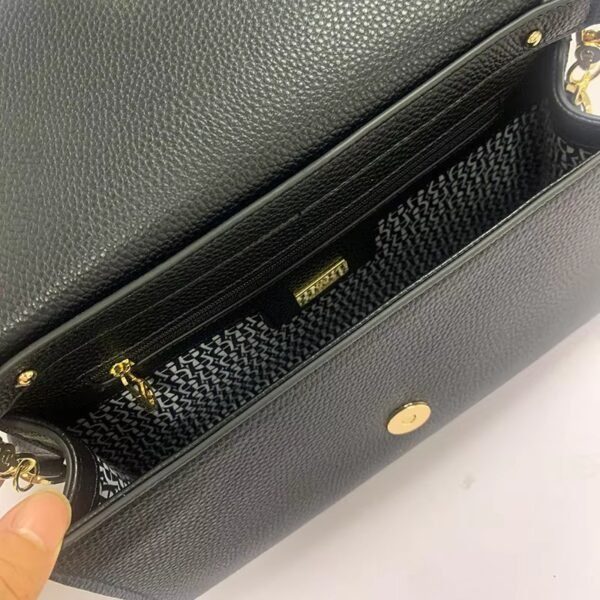 Designer Bags Luxury Women Bag PU Leather Luxury Woman Messenger Bag Black - Image 2