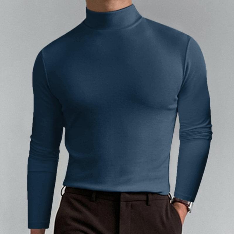 Grantblvd High Collar Long Sleeve Top – Everyday Essential - Image 12