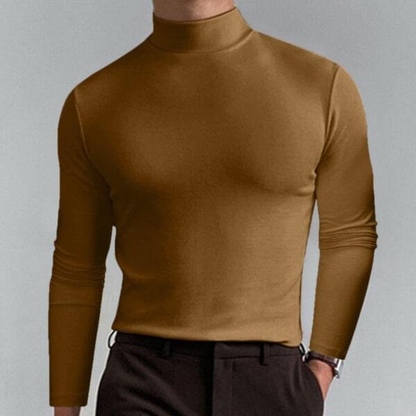 Grantblvd High Collar Long Sleeve Top – Everyday Essential - Image 5