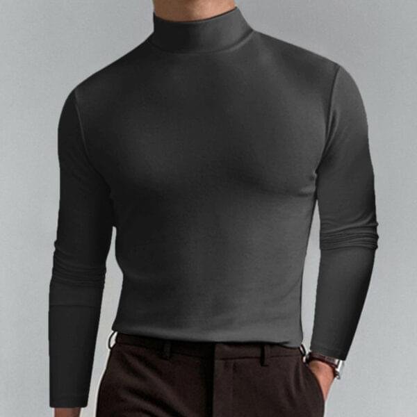 Grantblvd High Collar Long Sleeve Top – Everyday Essential - Image 7