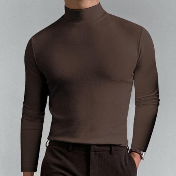 Grantblvd High Collar Long Sleeve Top – Everyday Essential - Image 8