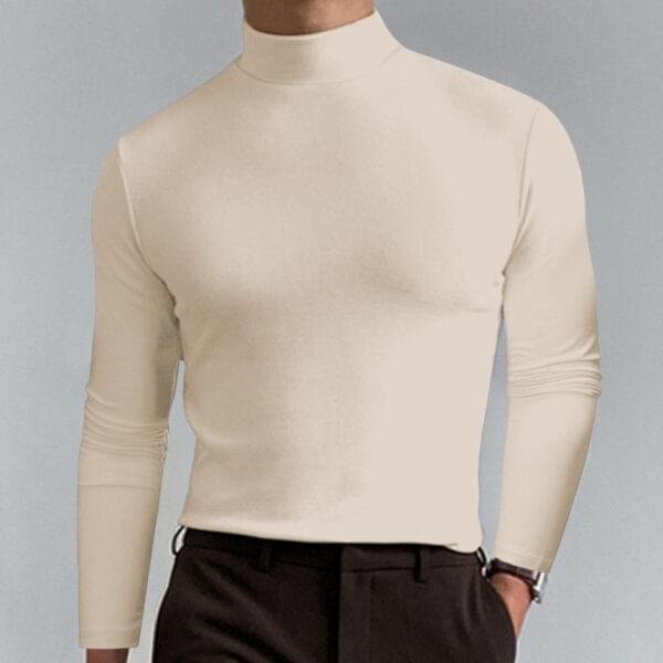 Grantblvd High Collar Long Sleeve Top – Everyday Essential - Image 10