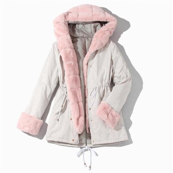 Grantblvd Winter Jacket with Faux Fur Lining & Hood – Warm & Stylish