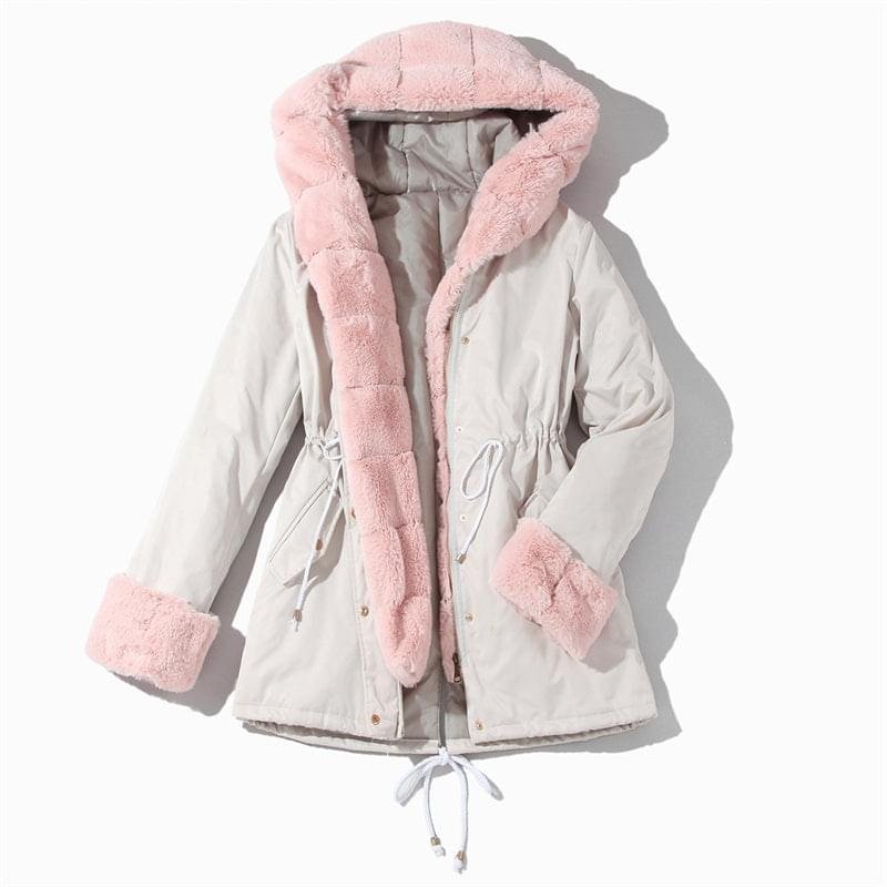 Grantblvd Winter Jacket with Faux Fur Lining & Hood – Warm & Stylish