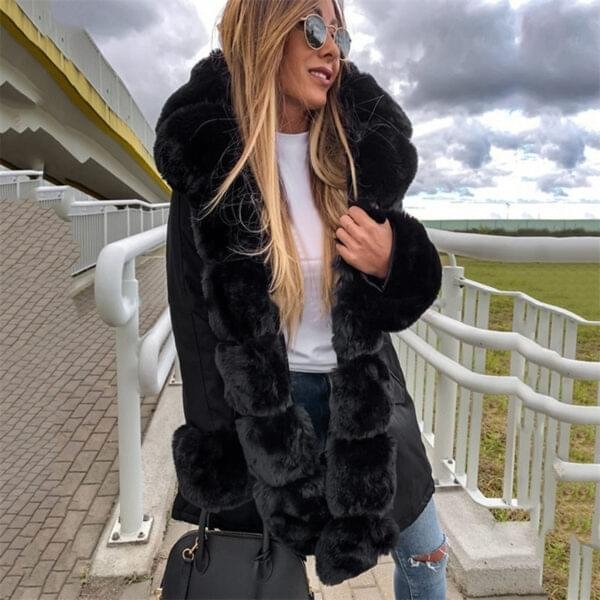 Grantblvd Winter Jacket with Faux Fur Lining & Hood – Warm & Stylish - Image 5