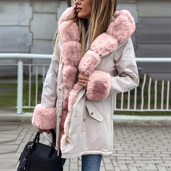 Grantblvd Winter Jacket with Faux Fur Lining & Hood – Warm & Stylish - Image 9