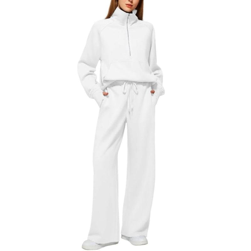 Grantblvd Loose Fit Two-Piece Sweatshirt & Sweatpants Set – Comfy Casual Wear - Image 2