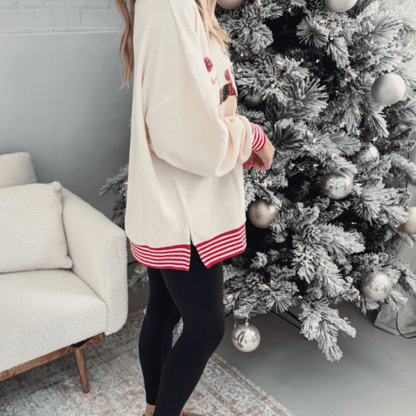 Grantblvd Santa Stripe Holiday Sweater Set – Festive Winter Wear - Image 5