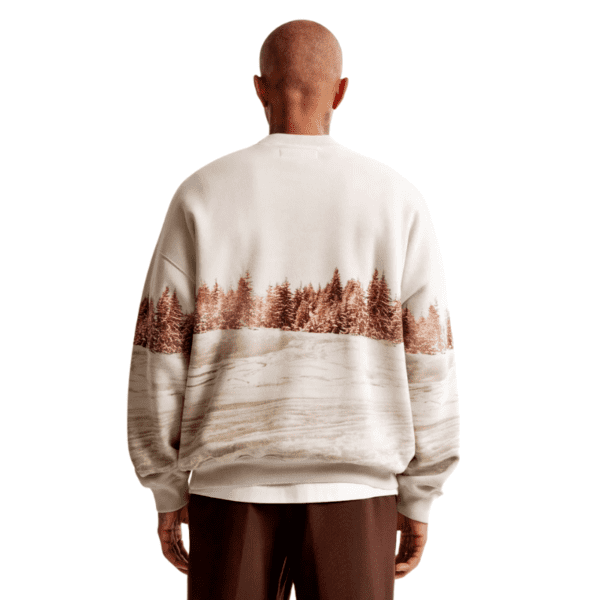 Grantblvd Scenic Forest Print Sweatshirt – Cozy Outdoor Style - Image 2