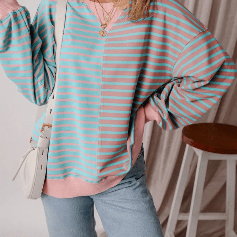 Grantblvd Everyday Striped Knit Sweater – Comfortable Casual Style - Image 3